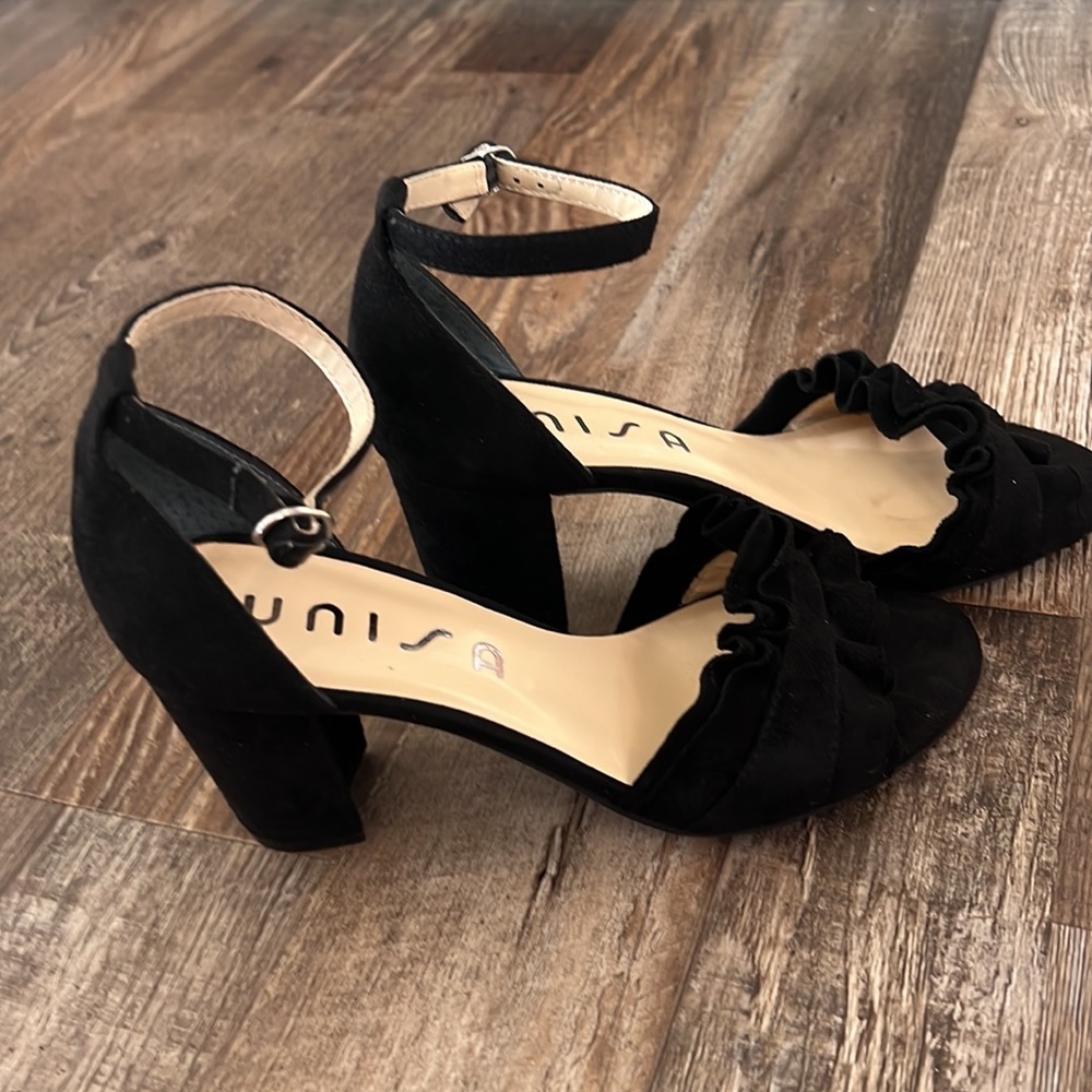 Unisa  Unidan black Block Heels